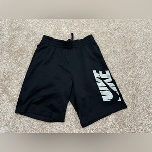 Nike Boy’s Black Shorts with White Logo